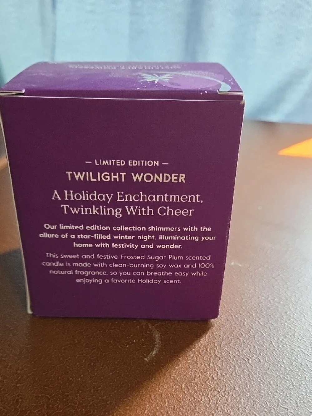 Grove Co. Frosted Sugar Plum Soy Candle - Purple